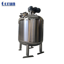 Stainless steel food-grade drinking water/beverage storage tank.